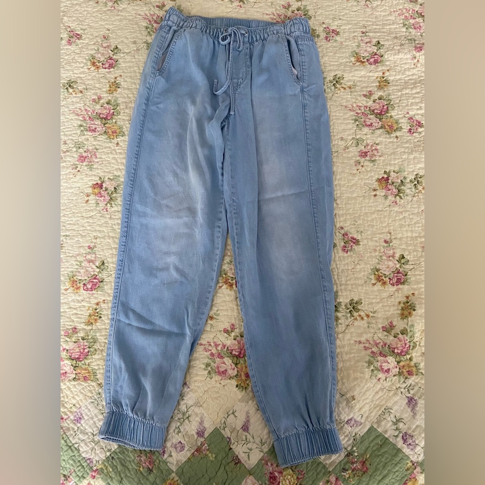 Nine West Light Blue Jogger Pants